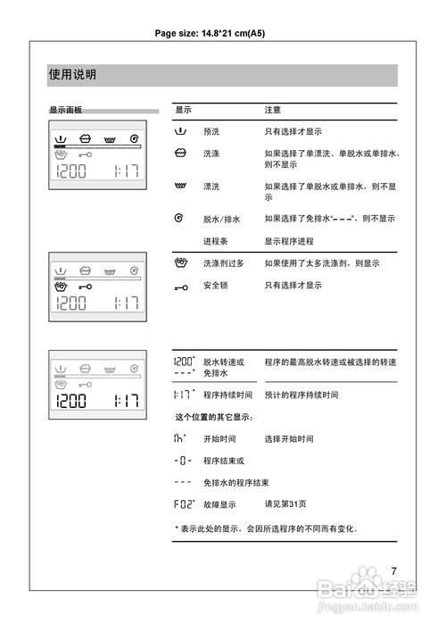 西门子滚筒洗衣机故障码如何识别与解读？